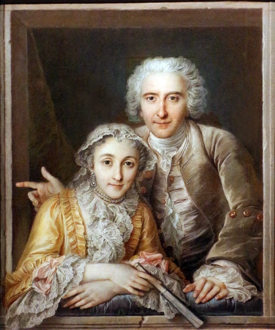 Ritratto di Philippe Coypel e sua moglie